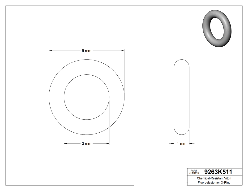 Technical drawing - 9263K511